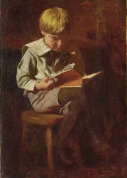 Ned Anschutz (Niño leyendo)